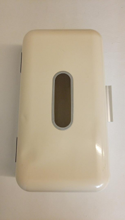 Cutie de pâine ECHTWERK retro din metal cu fereastră, crem [2]