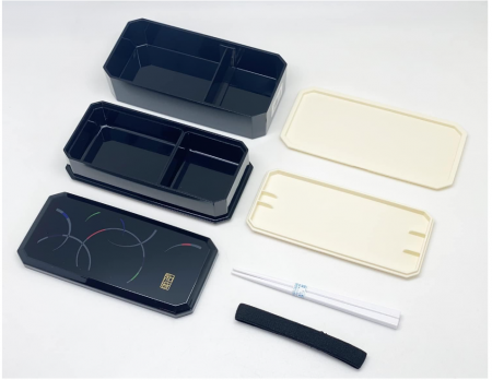 Cutie de prânz bento japoneză OSK neagra [5]