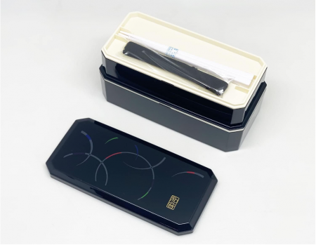 Cutie de prânz bento japoneză OSK neagra [4]