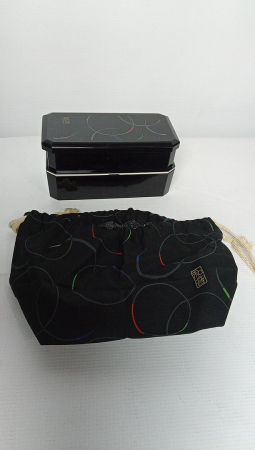 Cutie de prânz bento japoneză OSK neagra [3]