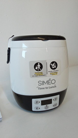 Cutie de prânz cu incalzire electrică Simeo LBE420, albă [2]