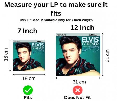 Cutie depozitare discuri de vinil Retro Musique de 7 inchi (17 cm), pana la 35 discuri, negru [2]