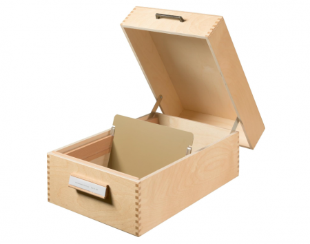 Cutie din lemn HAN 1005 pentru depozitare max 1500 de foi A5 orizontal, 255 x 190 x 380 mm [8]