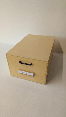 Cutie din lemn HAN 1005 pentru depozitare max 1500 de foi A5 orizontal, 255 x 190 x 380 mm [7]