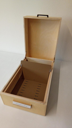 Cutie din lemn HAN 1005 pentru depozitare max 1500 de foi A5 orizontal, 255 x 190 x 380 mm [6]