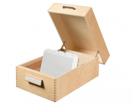 Cutie din lemn HAN 1005 pentru depozitare max 1500 de foi A5 orizontal, 255 x 190 x 380 mm [9]