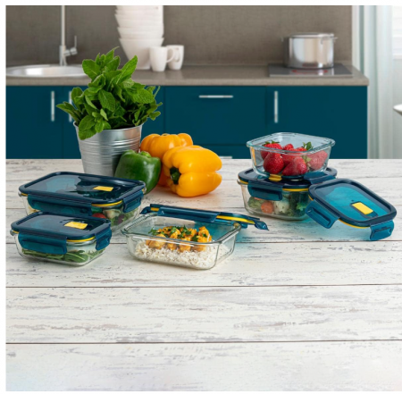 Cutie pentru pranz ermetica Quid Astral, 15 x 11 x 6 cm, 370 ml [1]