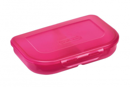Rechizite si papetarie pentru copii - Cutie pentru sandwich Herlitz, 2 compartimente, culoare roz