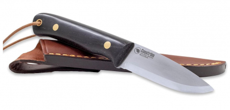Gradinarit - Cuțit Casström Woodsman cu mâner din stejar de mlaștină și teacă din piele