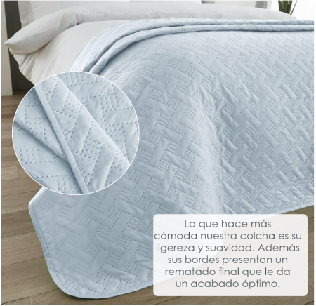 Cuvertură de pat MERCURY TEXTIL, albastru, 230 x 260 cm [2]