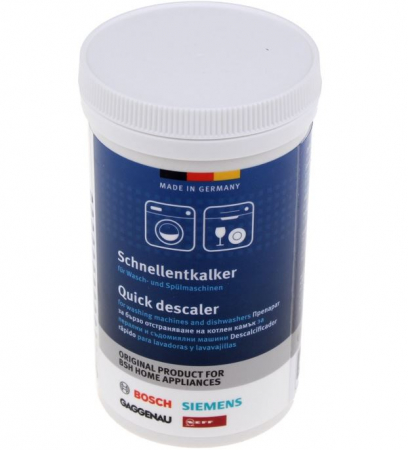 Bacanie - Praf anticalcar pentru masinile de spalat rufe si vase, BOSCH 00312330, 250g