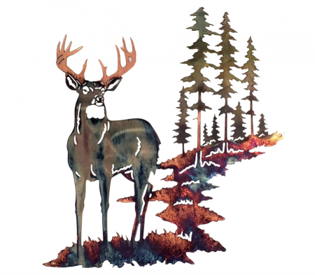 Casa, Gradina & Bricolaj - Decoratiune de perete MagiDeal & Forest, maro rustic