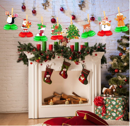 Decoratiuni de Crăciun 3D Woyamay [1]