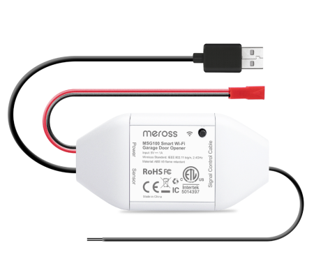 TOATE PRODUSELE - Deschizator inteligent pentru usi de garaj, Meross MSG100, WiFi, Alb