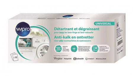 Bacanie - Detartrant/degresant pentru masina de spalat vase si rufe, 12 x 50 g, WPRO 484000008801