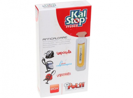 Bacanie - Solutie anticalcar fier de calcat POLTI Kalstop FP2003, 20 buc, PAEU0094, pentru Polti, Vaporetto