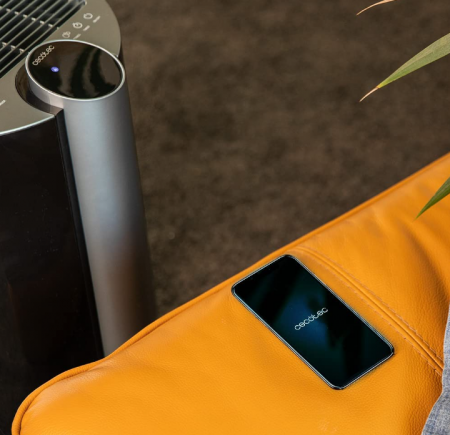 Dezumidificator Cecotec cu cronometru BigDry 9000 Professional negru 320 W, Dezumidifică 20L/zi, Rezervor detașabil de 4,5 litri, Control Wi-Fi, Ecran LED, Acoperire 90 m2 [6]