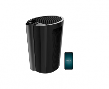 Electrocasnice & Climatizare - Dezumidificator Cecotec cu cronometru BigDry 9000 Professional negru 320 W, Dezumidifică 20L/zi, Rezervor detașabil de 4,5 litri, Control Wi-Fi, Ecran LED, Acoperire 90 m2