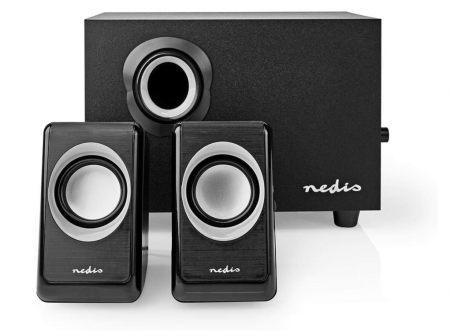 Difuzoare PC Nedis, alimentare USB, porturi intrare: 1x 3,5 mm, 33 W [0]
