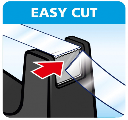 Dispenser bandă adezivă Tesa (pentru role de 19 mm x 33 m), negru [5]