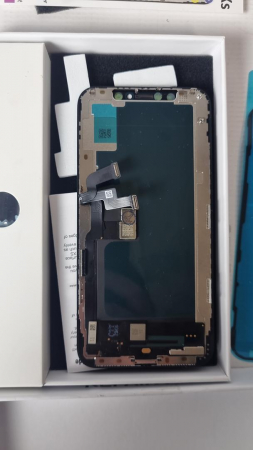 Display Apple iPhone Xs Negru, 5.8 inch + folie protectie sticla securizata [2]