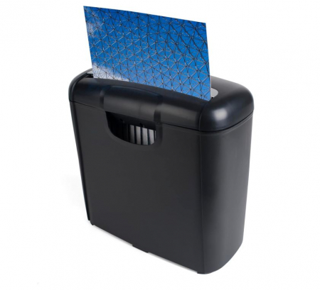 Distrugator de documente cu cos Pavo, pana la 6 coli, 10L, negru, 8029310 [6]