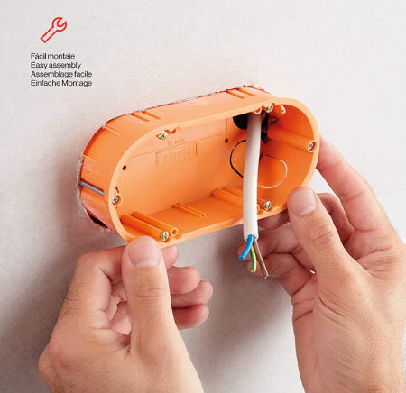 Doza aparat FAMATEL, dubla, incastrata [4]