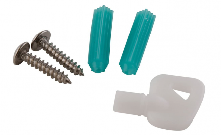 Dozator de săpun Axentia, montare pe perete, plastic, 380 ml, alb, 8 x 19 x 9.5 cm [5]