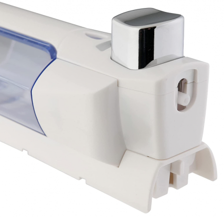 Dozator de săpun Axentia, montare pe perete, plastic, 380 ml, alb, 8 x 19 x 9.5 cm [2]