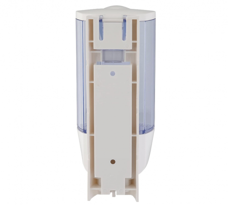 Dozator de săpun Axentia, montare pe perete, plastic, 380 ml, alb, 8 x 19 x 9.5 cm [4]