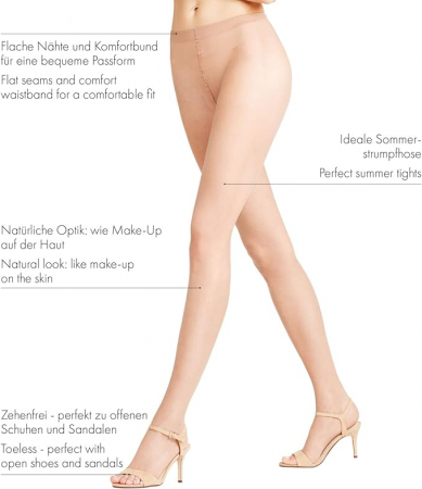 Dres FALKE Shelina pentru dama 12 DEN, fara degete, Marimea M-L [3]