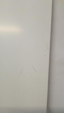 Dulap de baie suspendat Relaxdays, MDF, din bambus, 2 niveluri, alb-maro [3]