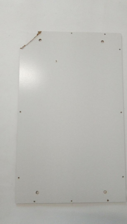 Dulap de baie suspendat Relaxdays, MDF, din bambus, 2 niveluri, alb-maro [2]