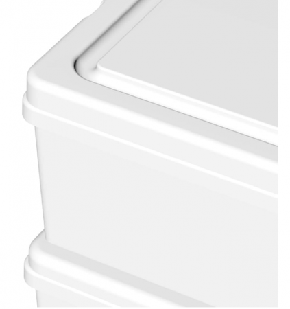 Dulap de depozitare din plastic Cetomo, alb, 5 sertare [5]