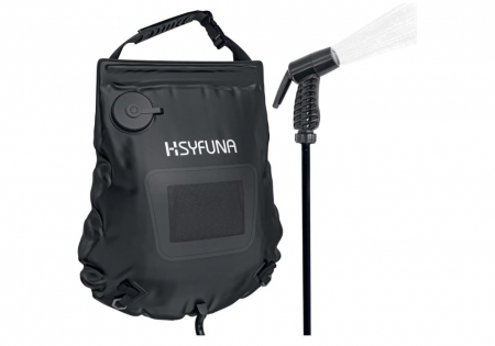 Dus portabil solar pentru camping HSYFUNA, 20L [0]