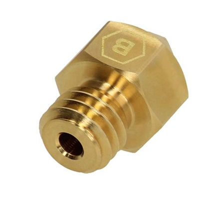 Duză BROZZL MK8 din alamă 0.1 mm diametru pentru Creality Ender 3, Ender 3 Pro, CR-10, CR-10S [5]