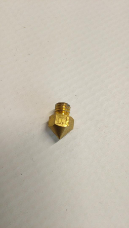 Duză BROZZL MK8 din alamă 0.1 mm diametru pentru Creality Ender 3, Ender 3 Pro, CR-10, CR-10S [2]