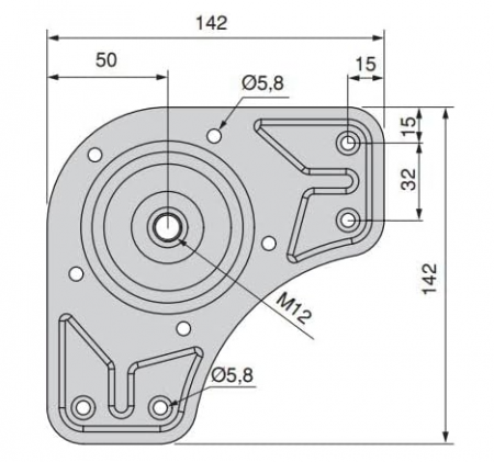 EMUCA Kit 4 picioare de masă din oțel reglabile 60x710mm, înălțime reglabilă 710-730mm, Negru [5]