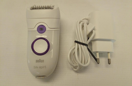 Epilator pentru femei Braun Silk-épil 5, 5-505, alb și violet [2]