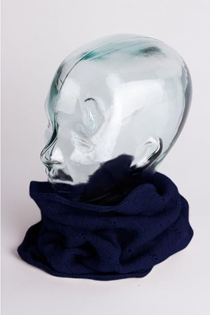 Esarfa pentru barbati Love Cashmere, 100% Caşmir, bleumarin [2]