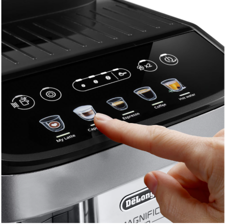 Espressor automat De'Longhi Magnifica Evo ECAM 290.61.SB, 1450W, Negru/argintiu [7]