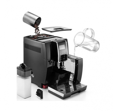 Espressor automat DELONGHI Dinamica ECAM 350.55.B, 1.8l, 1450W, 15 bar, negru [11]