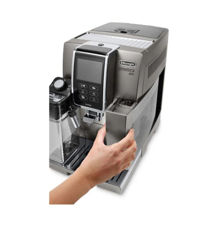 Espressor automat DELONGHI Dinamica Plus ECAM.370.95.T, 1.8l, 1450W, 19 bar, argintiu [12]