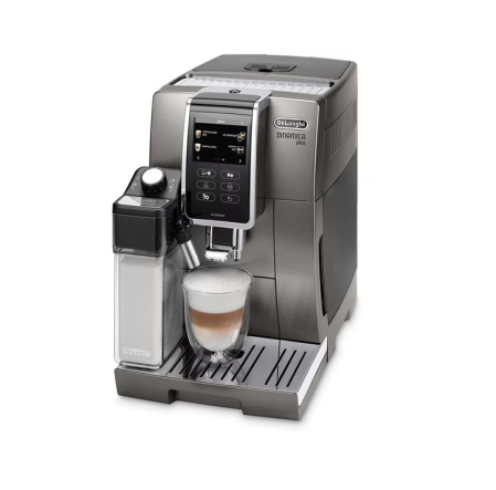 TOATE PRODUSELE - Espressor automat DELONGHI Dinamica Plus ECAM.370.95.T, 1.8l, 1450W, 19 bar, argintiu