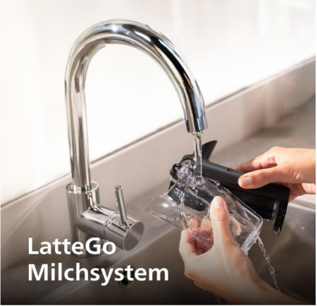 Espressor automat Philips LatteGo EP5441/50, 1500 W, Rasnita ceramica, 12 bauturi, Negru [7]