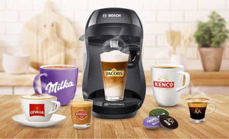 Espressor cu capsule Bosch Tassimo Happy TAS1002N, 1400W, negru [7]
