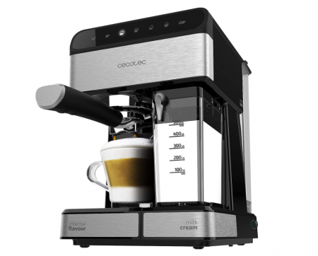 Espressoare si cafetiere - Espressor de Cafea Cecotec Touch Serie Nera, 1.4 l, 1350 W, 20 bar