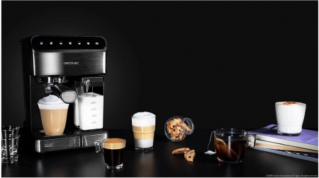 Espressor de Cafea Cecotec Touch Serie Nera, 1.4 l, 1350 W, 20 bar [4]