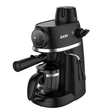 Espressor de cafea Zass ZEM 07 Negru, 800W, presiune 3,5 bari, 240ml, 2-4 cesti [0]