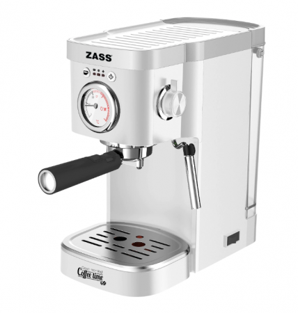 Produse RESIGILATE Zass, Sero si Trisa - Espressor de cafea Zass ZEM 08, presiune 20 bari, rezervor 1,2L detasabil
